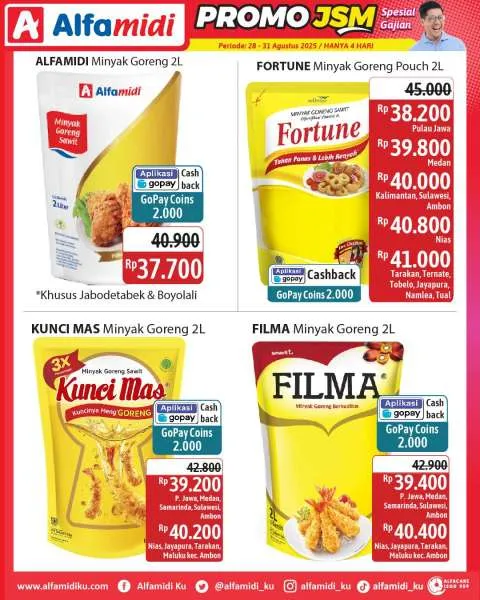 Promo JSM Alfamidi Spesial Gajian Periode 28-31 Agustus 2025