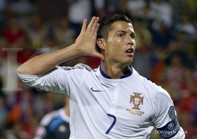 Cristiano Ronaldo di Timnas Portugal menjadi top skor Euro 2020