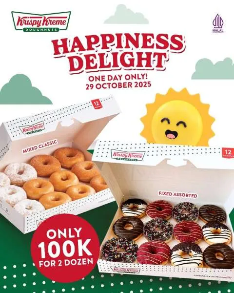 Promo Krispy Kreme Khusus 29 Oktober 2025