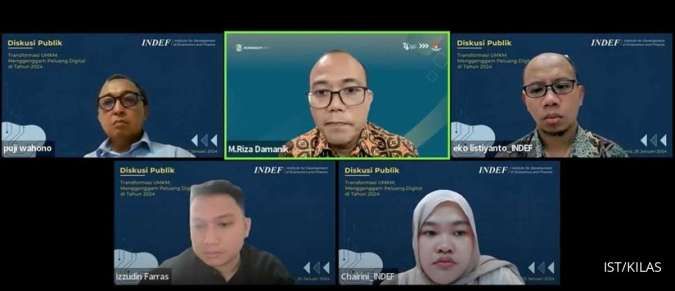 Diskusi Publik Riset INDEF: Peran Platform Digital Terhadap Pengembangan UMKM di Indonesia
