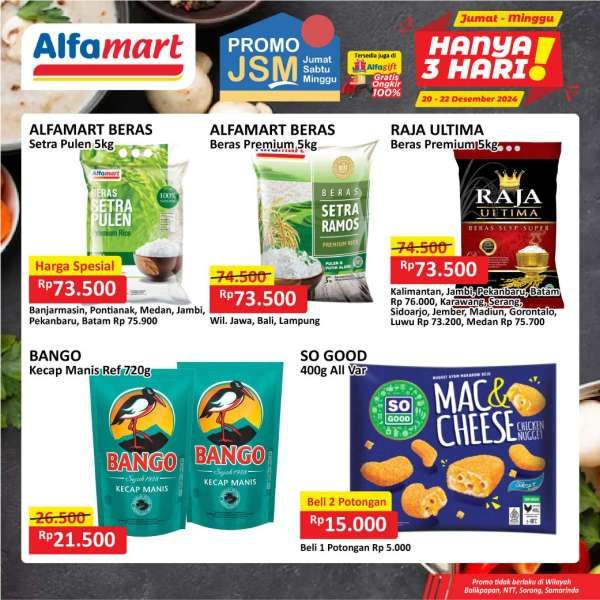 Promo JSM Alfamart Weekend 20-22 Desember 2024