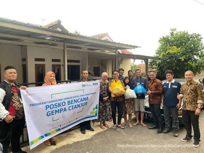 PNM Berikan Bantuan untuk Korban Bencana Gempa Bumi di Cianjur