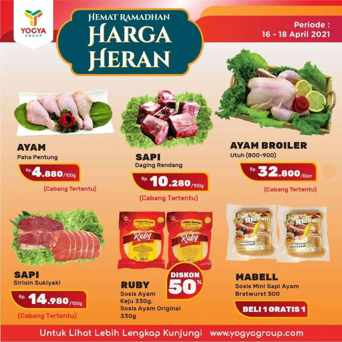 Baru rilis! Promo JSM Yogya Supermarket Harga Hemat, berlaku 16-18 April 2021