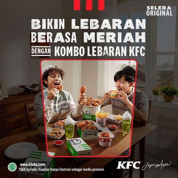 Promo KFC Kombo Lebaran Terbaru di Bulan Mei 2022