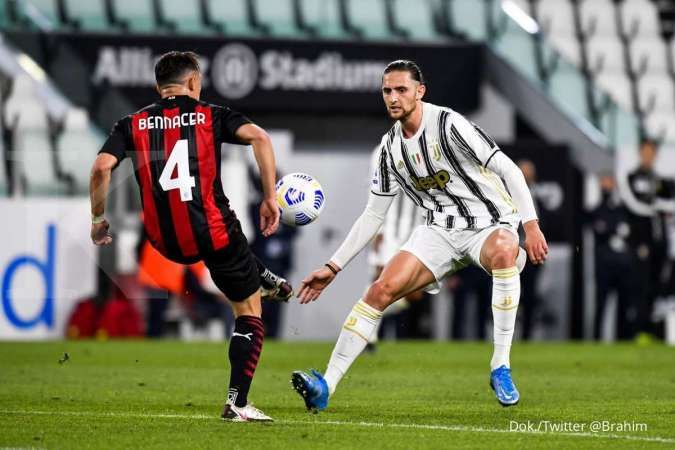 Hasil laga Juventus vs Milan di Liga Italia Serie A