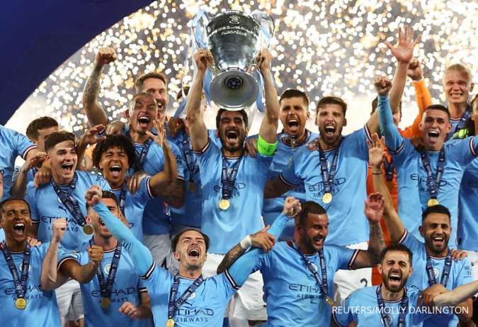 Juara Liga Champions 2023, Manchester City Cetak Treble Tiga Gelar Sekaligus 