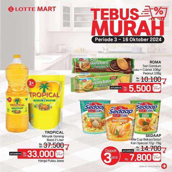 Promo Lotte Mart Tebus Murah 3-16 Oktober 2024