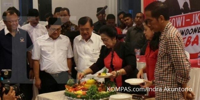 Megawati beri tumpeng ke Jokowi: Nih, biar gemuk