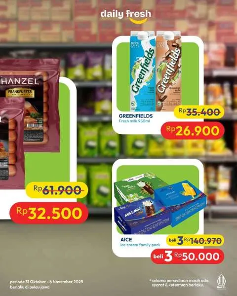 Promo JSM Hypermart Hyper Diskon Weekend Periode 31 Oktober-3 November 2025