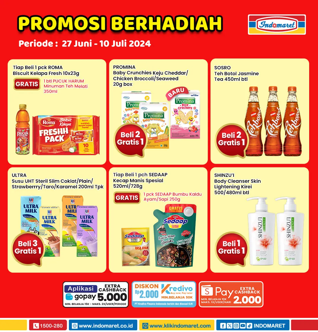 Promo Berhadiah Indomaret Periode 27 Juni-10 Juli 2024