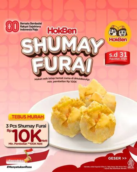 Promo HokBen Tebus Murah Katsu Sando Shumay Furai