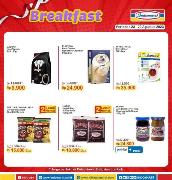 Katalog Harga Promo Indomaret Super Hemat 23-29 Agustus 2023, Promo Akhir Bulan