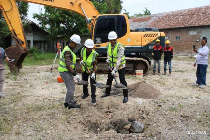 Perluas Distribusi, Citra Nusantara Gemilang (CGAS) Bangun Stasiun CNG di Majalengka