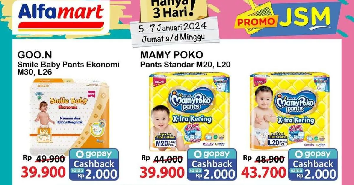 Promo JSM Alfamart Sampai Minggu 7 Januari 2024, Beli 2 Gratis 1 Berakhir Hari Ini 