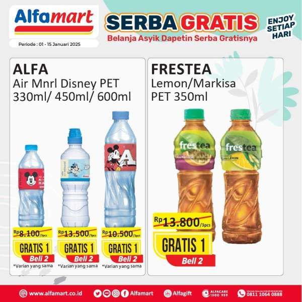 Promo Alfamart Serba Gratis 1-15 Januari 2025