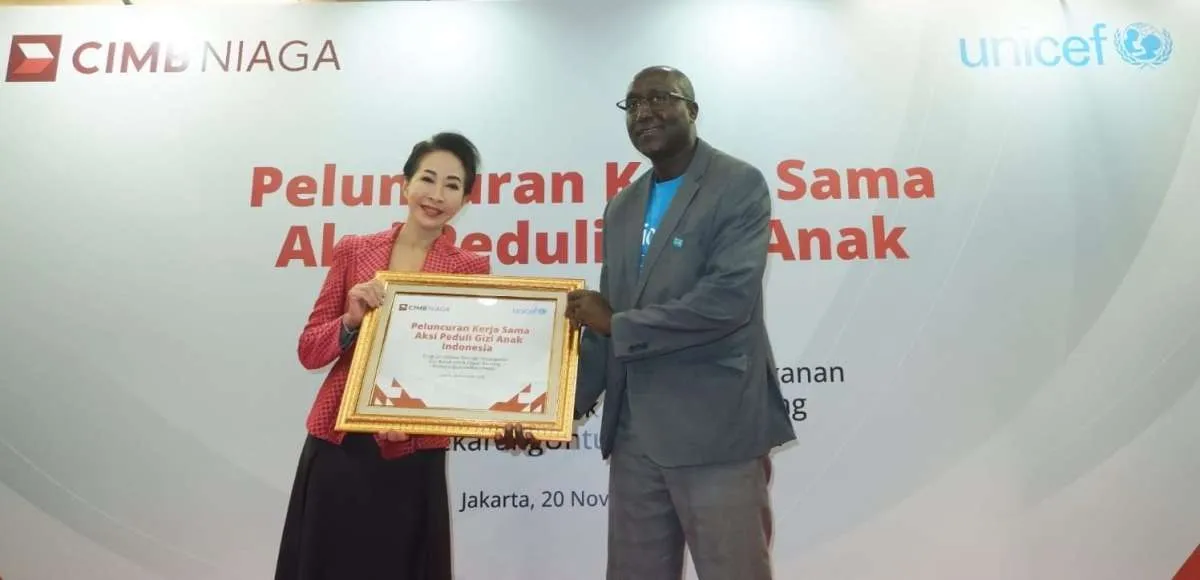 CIMB Niaga dan UNICEF Jalin Kolaborasi Strategis Atasi Gizi Buruk guna Cegah Stunting