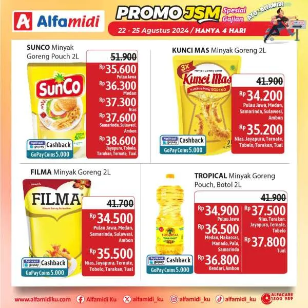 Promo JSM Alfamidi Spesial Gajian Periode 22-25 Agustus 2024