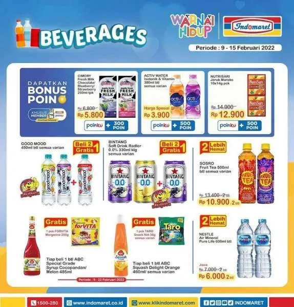 Promo Indomaret Super Hemat Mingguan 9-15 Februari 2022