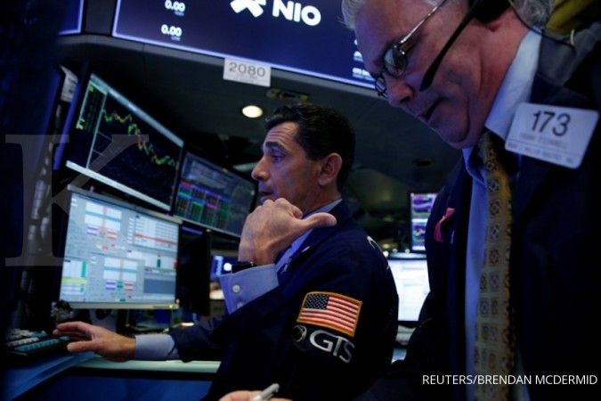 Akhir pekan, Wall Street hanya berhasil naik tipis