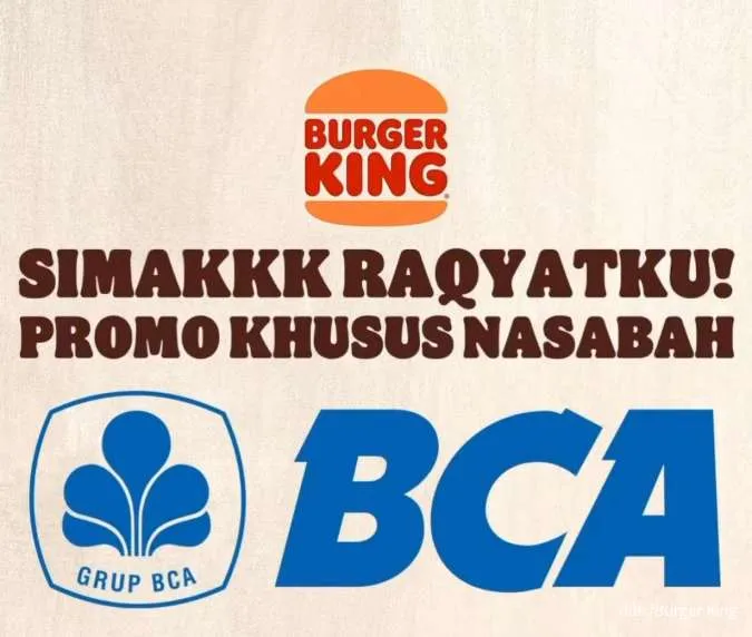 Promo Burger King diskon-cashback di BCA