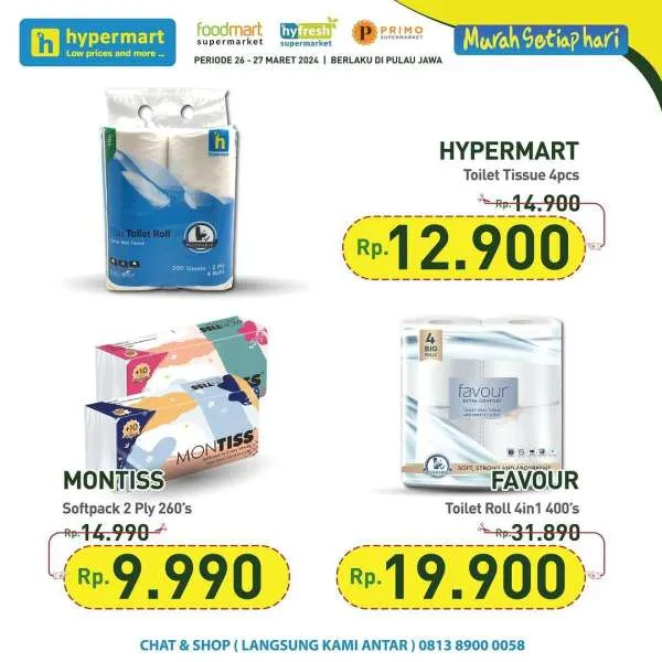 Promo Hypermart Hyper Diskon Weekday Periode 26-27 Maret 2024