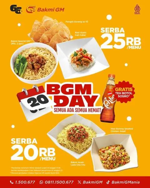 Promo Bakmi GM BGM Day 17-19 Juli 2025