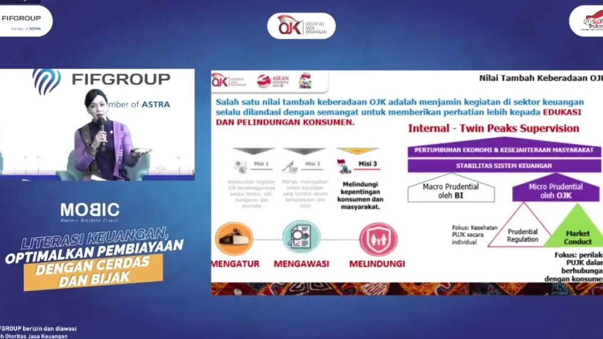Talk Show Literasi Keuangan FIFGROUP:OJK Apresiasi Upaya Optimalkan Pembiayaan Cerdas