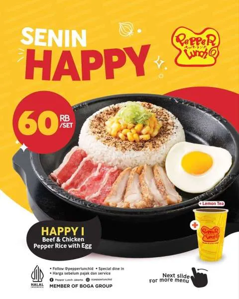 Promo Pepper Lunch Senin Happy 1 September 2025