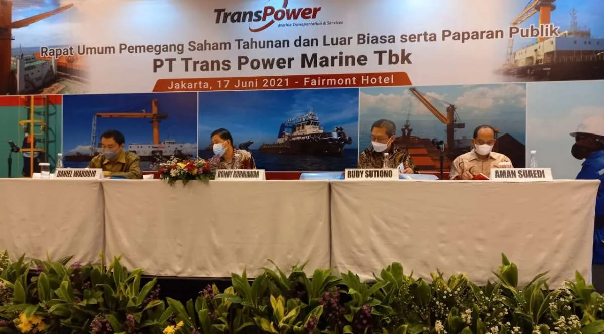 Trans Power Marine (TPMA) Tebar Dividen Rp 78,99 Miliar