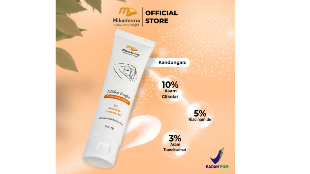 Pemutih Selangkangan dan Ketiak: Mikaderma