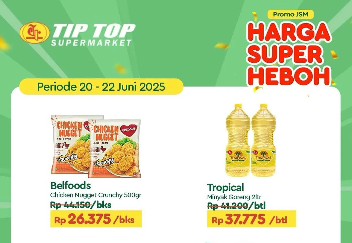 Promo Minyak Goreng Weekend Juni di Superindo & Tip Top, Segera Berakhir Besok