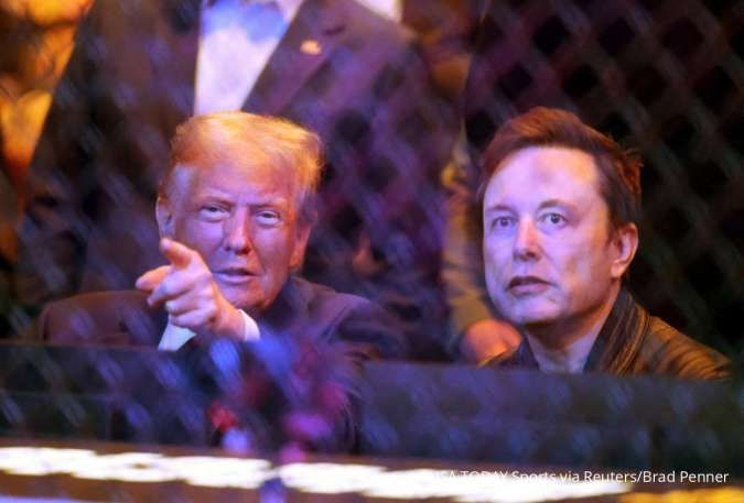 Donald Trump Rayakan Kemenangan Pemilu dengan Asyik Nonton UFC Bersama Elon Musk