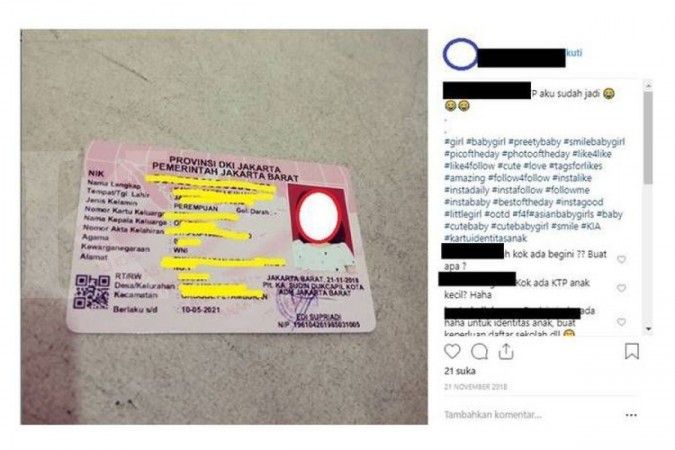 Kemkominfo harap media dan medsos tak foto Kartu Indentitas Anak (KIA)