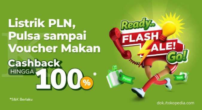 Flash Sale Tokopedia hingga 17 Desember 2021, Bayar Tagihan Ada Cashback Sampai 100%