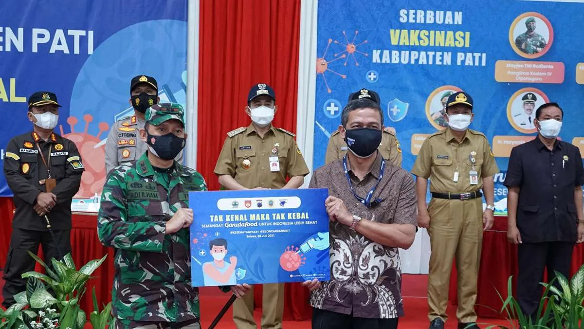 Garudafood (GOOD) gelar vaksinasi untuk 3.000 karyawan pabrik di Pati