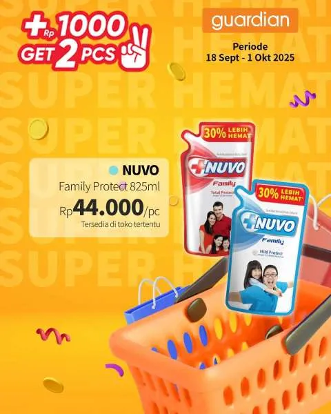 Promo Guardian Super Hemat Periode 18 September-1 Oktober 2025