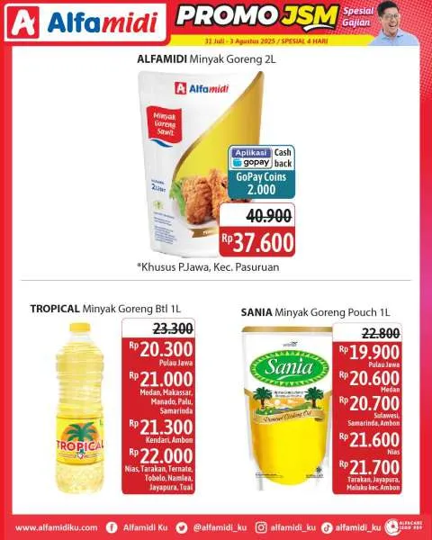 Promo JSM Alfamidi Hanya 4 Hari Periode 31 Juli-3 Agustus 2025