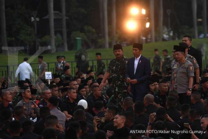 Jokowi: Tahun ini gaji TNI-Polri naik 5%