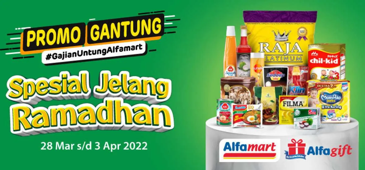 Promo Alfamart Gantung 28 Maret-3 April 2022, Harga Hemat Spesial Jelang Ramadhan