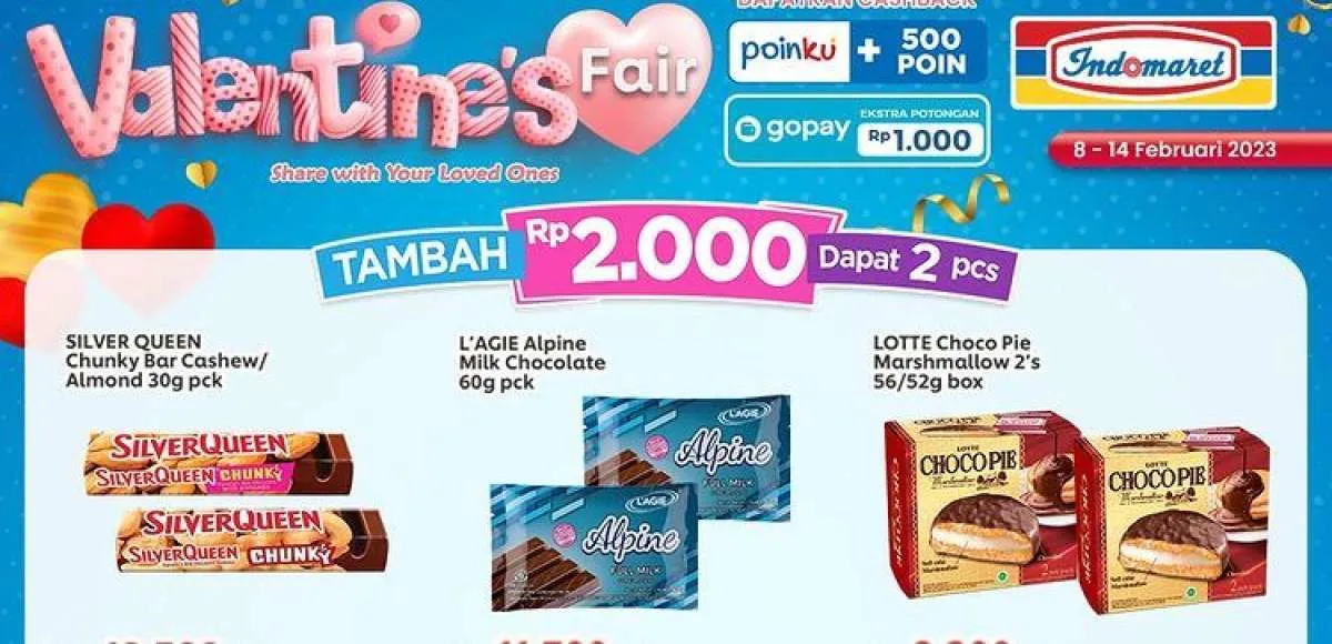 Penawaran Menarik Promo Indomaret 14 Februari 2023 Spesial Valentine, Super Hemat! 