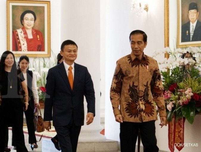 Jokowi asks Jack Ma to invest more in Indonesia