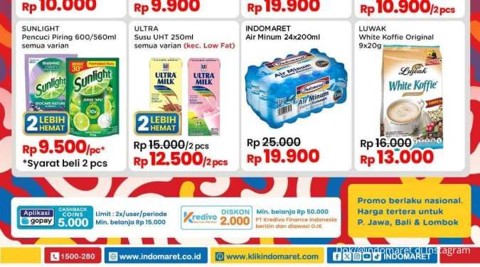 Promo Indomaret Weekend 13-15 September 2024, Sunlight dan Ultra Milk 2 Lebih Hemat