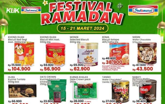 Biskuit Khong Guan Lebih Murah, Cek Promo Indomaret Festival Ramadan 15-21 Maret 2024