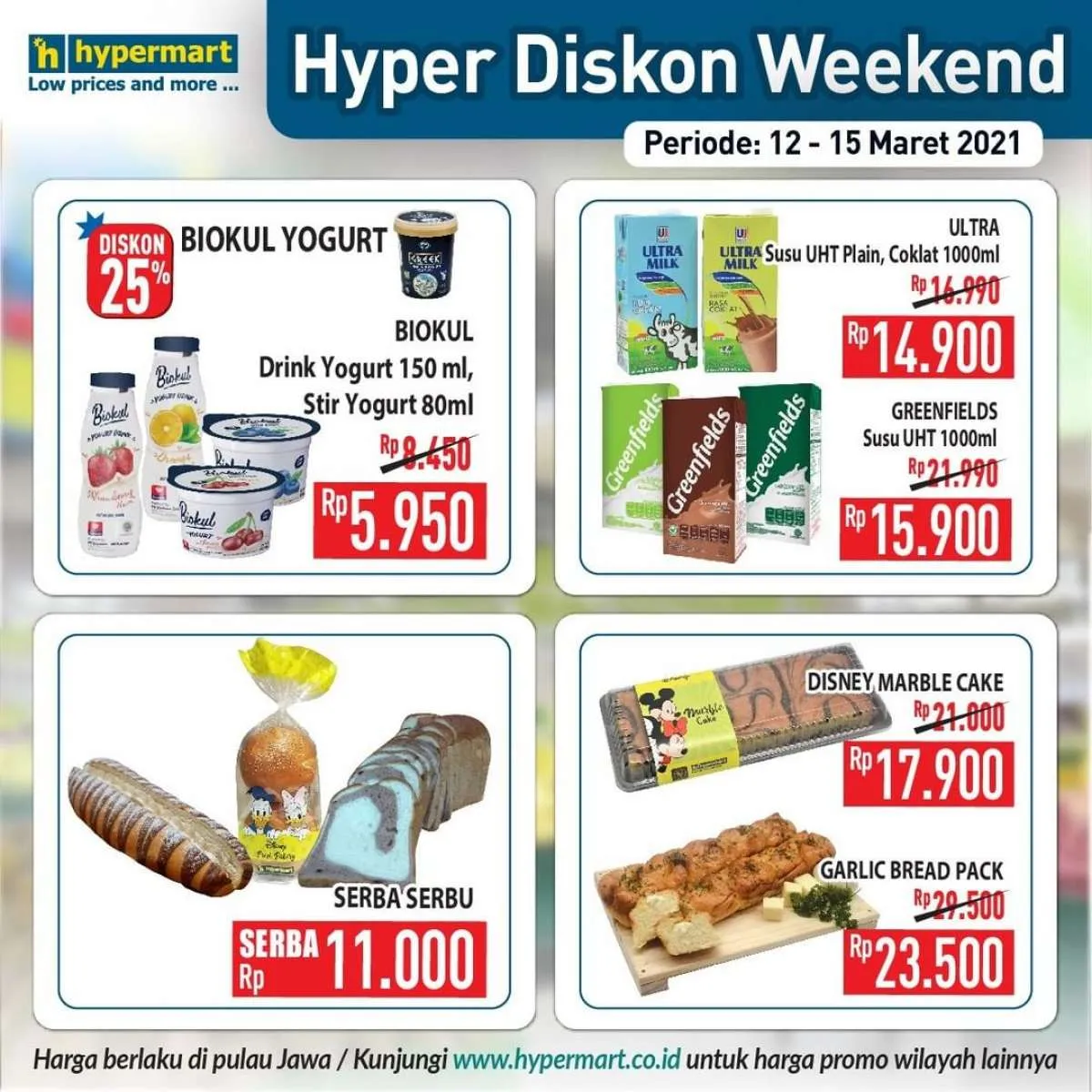  Ada penawaran Hyper Diskon Weekend di promo JSM Hypermart 13 Maret 2021!