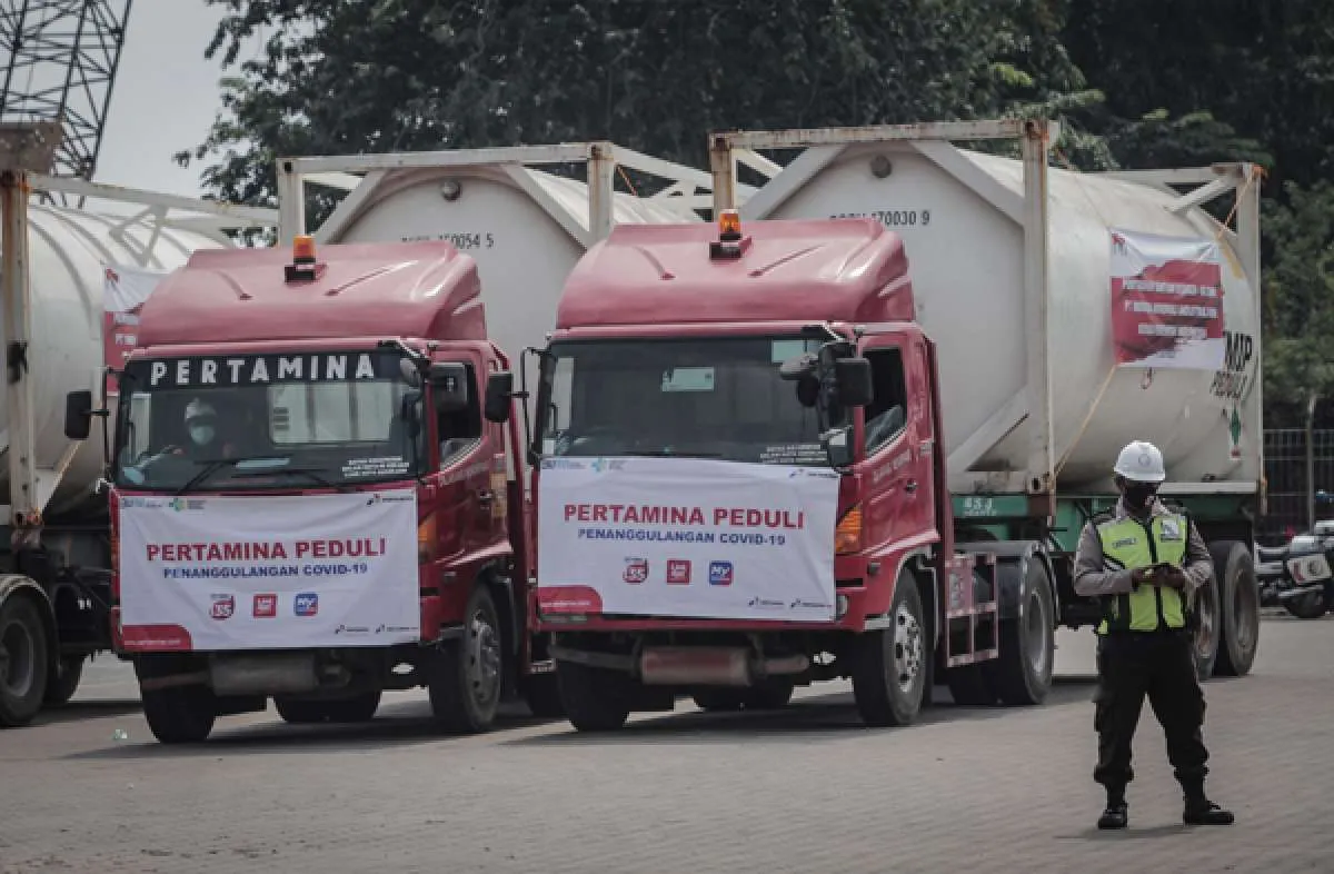 Pertamina tempatkan ISO tank di Asrama Haji Pondok Gede
