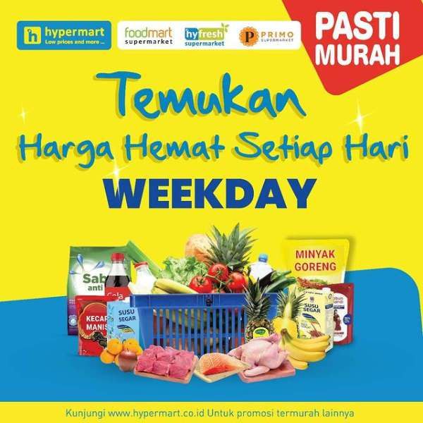 Katalog Promo Hypermart Hyper Diskon Weekday Periode 25-27 Juli 2023