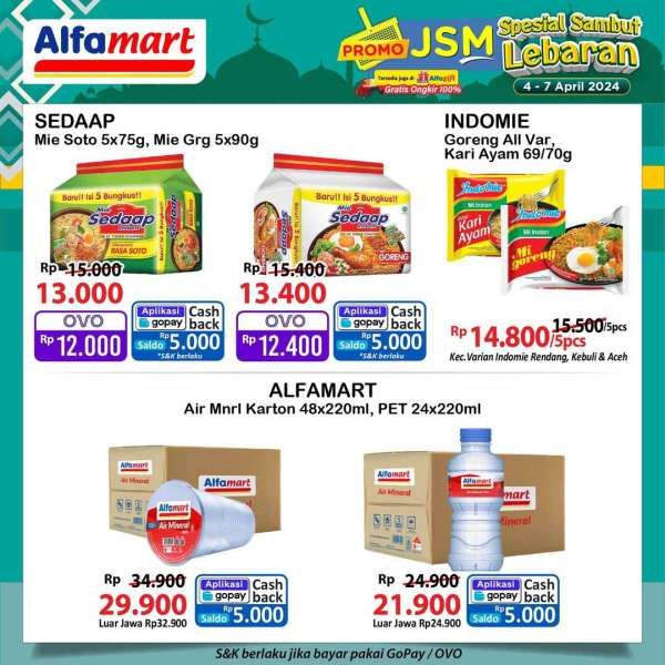 Promo JSM Alfamart Spesial Sambut Lebaran Periode 4-7 April 2024