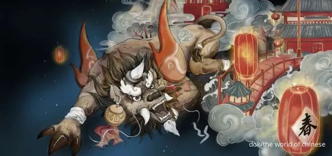 Mitos dan Kepercayaan Cina Kuno di Tahun Baru Imlek: Monster Nian