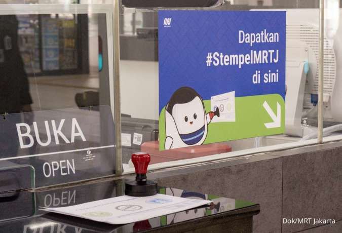 MRT Jakarta Hadirkan Stempel Stasiun Bercorak Khas Budaya Lokal