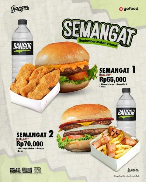 Promo Burger Bangor Semangat September